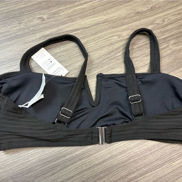 Black Cupshe NWT Bikini Top Size Large - Picture 4 of 6